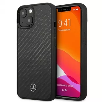 MERCEDES-BENZ MEHCP13SRCABK Dynamic Line Σκληρή Θήκη για Apple iPhone 13 Mini 5,4 ίντσες - Μαύρο Carbon