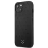 Mercedes-Benz Σκληρή Θήκη iPhone 13 Mini Δέρμα Stars Pattern Μαύρη