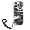 Guess GUHCP13XKCABBK Σκληρή Θήκη iPhone 13 Pro Max Camo Strap Collection Μαύρη