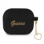 Guess GUA3LSCHSK Θήκη AirPods 3 μαύρη σιλικόνης Charm Heart Collection