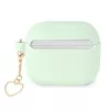 Guess GUA3LSCHSN Θήκη AirPods 3 πράσινη σιλικόνης Charm Heart Collection