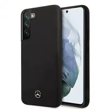 Mercedes-Benz MEHCS22MSILBK Σκληρή θήκη σιλικόνης για Samsung Galaxy S22+ (SM-S906) - μαύρη