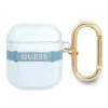 Guess GUA2HHTSB Θήκη AirPods 1/2 μπλε Strap Collection