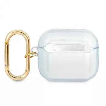 Guess GUA3HHTSB Προστατευτική θήκη Strap Collection για Apple AirPods 3ης γενιάς - μπλε