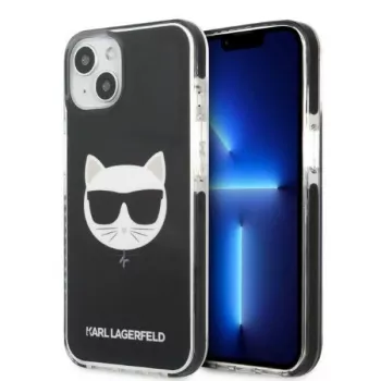 Karl Lagerfeld KLHCP13STPECK iPhone 13 mini 5.4 σκληρή θήκη μαύρη Choupette Head