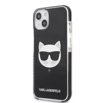 Karl Lagerfeld KLHCP13STPECK iPhone 13 mini 5.4 σκληρή θήκη μαύρη Choupette Head