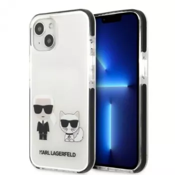 KARL LAGERFELD iPhone 13 mini σκληρή θήκη λευκή Karl & Choupette