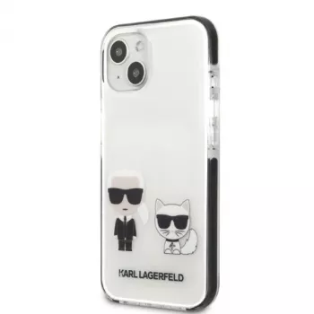 KARL LAGERFELD iPhone 13 mini σκληρή θήκη λευκή Karl & Choupette