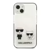 KARL LAGERFELD iPhone 13 mini σκληρή θήκη λευκή Karl & Choupette