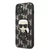 Karl Lagerfeld KLHCP13SPMNIKBK iPhone 13 mini 5.4 σκληρή θήκη μαύρη Monogram Ikonik Patch