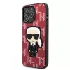 Karl Lagerfeld Ikonik Patch Σκληρή θήκη για iPhone 13 Pro Max 6,7 inch κόκκινη