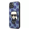Karl Lagerfeld KLHCP13SPMNIKBL Σκληρή θήκη για iPhone 13 mini μπλε Monogram Ikonik Patch
