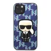 Karl Lagerfeld KLHCP13SPMNIKBL Σκληρή θήκη για iPhone 13 mini μπλε Monogram Ikonik Patch