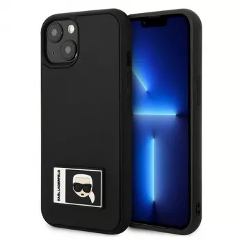 Karl Lagerfeld KLHCP13S3DKPK Ikonik Patch Σκληρή θήκη για iPhone 13 mini, μαύρη