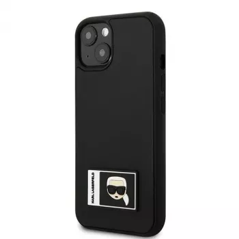Karl Lagerfeld KLHCP13S3DKPK Ikonik Patch Σκληρή θήκη για iPhone 13 mini, μαύρη