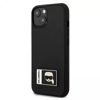 Karl Lagerfeld KLHCP13M3DKPK Ikonik Patch Σκληρή θήκη για iPhone 13/14/15 6,1 inch μαύρη