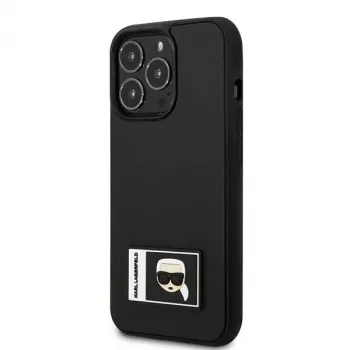 Karl Lagerfeld KLHCP13L3DKPK Ikonik Patch Σκληρή θήκη για iPhone 13 Pro / 13 6,1 inch - μαύρη
