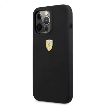Ferrari FESSIHMP13XBK Σκληρή θήκη σιλικόνης για iPhone 13 Pro Max 6,7 inch μαύρη MagSafe