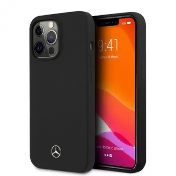 Mercedes-Benz MEHMP13LSILBK Θήκη σιλικόνης για iPhone 13 Pro/13 6,1 inch μαύρη με MagSafe