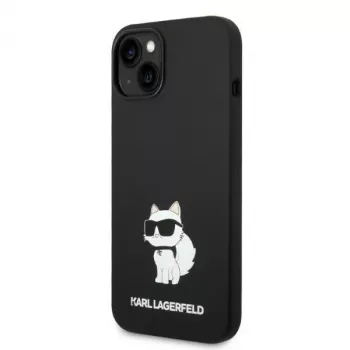 Karl Lagerfeld KLHMP14MSNCHBCK Σκληρή θήκη για iPhone 14 Plus / 15 Plus 6,7 inch μαύρη σιλικόνης Choupette MagSafe
