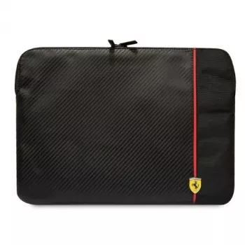 Ferrari Sleeve FECS14AXBK Θήκη laptop 14 inch Carbon & Smooth μαύρη