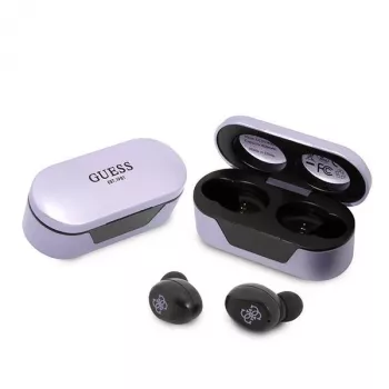 Guess GUTWST31EU True Wireless Stereo Ακουστικά Bluetooth 5.3 με θήκη φόρτισης - μωβ