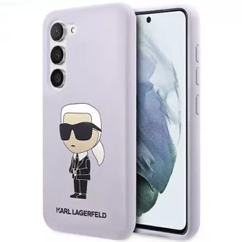 Karl Lagerfeld Ikonik Θήκη σιλικόνης για Samsung Galaxy S23+ (SM-S916) - μωβ