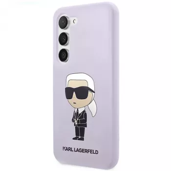 Karl Lagerfeld Ikonik Θήκη σιλικόνης για Samsung Galaxy S23+ (SM-S916) - μωβ