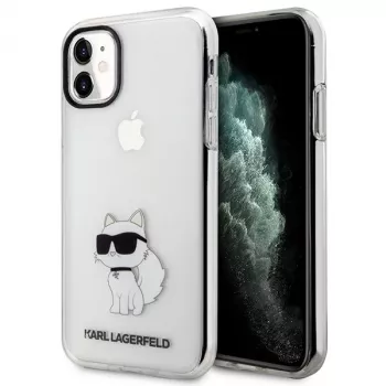 Karl Lagerfeld Ikonik Choupette Σκληρή θήκη για Apple iPhone 11 / XR 6,1 inch διαφανής