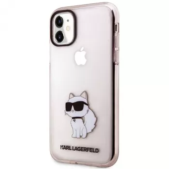 Karl Lagerfeld Ikonik Choupette Σκληρή θήκη για iPhone 11 / XR 6,1 inch - ροζ