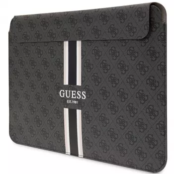 Guess Sleeve GUCS16P4RPSK 16 inch μαύρη 4G Printed Stripes