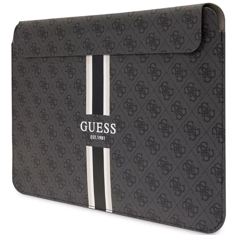 Guess Sleeve GUCS16P4RPSK 16 inch μαύρη 4G Printed Stripes