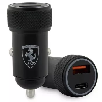 Ferrari FECCMENK PD-QC3.0 20W Φορτιστής αυτοκινήτου ταχείας φόρτισης μαύρο