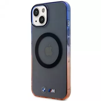BMW iPhone 13/14/15 γκρι σκληρή θήκη Gradient Bumper MagSafe