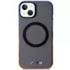 BMW iPhone 13/14/15 γκρι σκληρή θήκη Gradient Bumper MagSafe