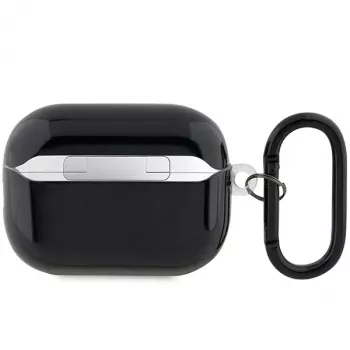 BMW AirPods Pro 2nd Generation Προστατευτικό κάλυμμα μαύρο με σχέδιο M-Stripe