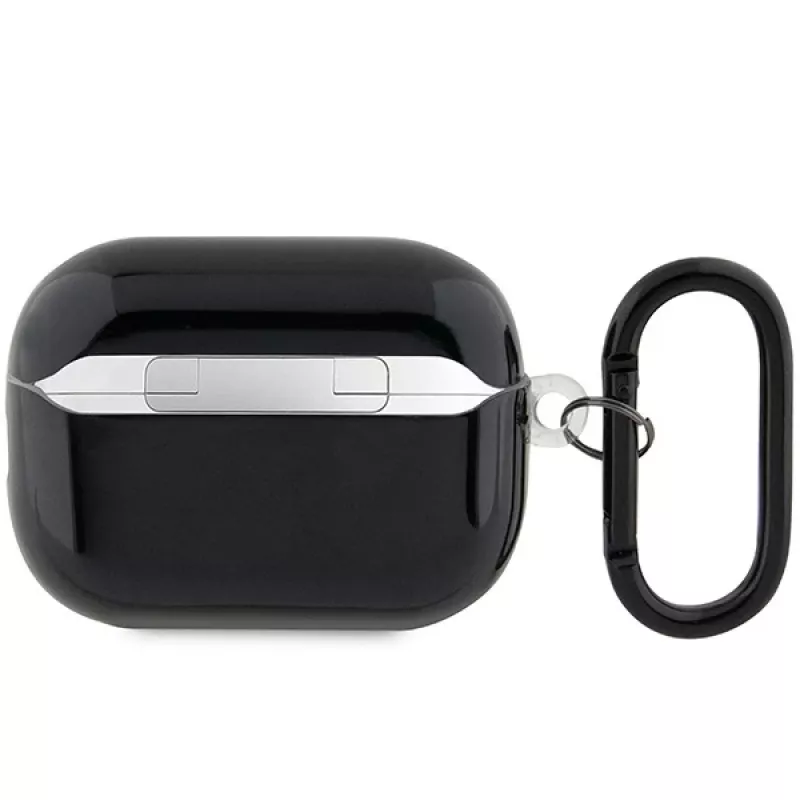 BMW AirPods Pro 2nd Generation Προστατευτικό κάλυμμα μαύρο με σχέδιο M-Stripe