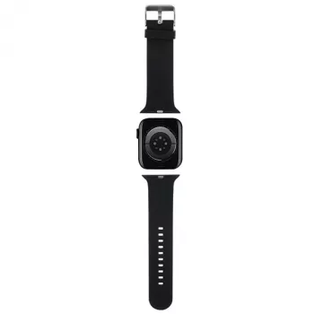 Karl Lagerfeld 3D Rubber Karl Head Βραχιόλι για Apple Watch 38/40/41mm μαύρο
