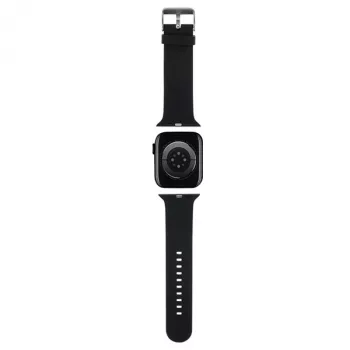 Karl Lagerfeld 3D Rubber Karl Head Λουράκι ρολογιού για Apple Watch 42/44/45/49mm μαύρο