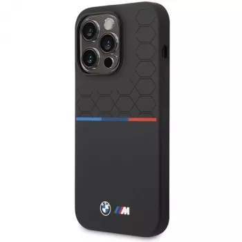 BMW M Collection Θήκη σιλικόνης για Apple iPhone 15 Pro Max 6,7 inch μαύρο μοτίβο