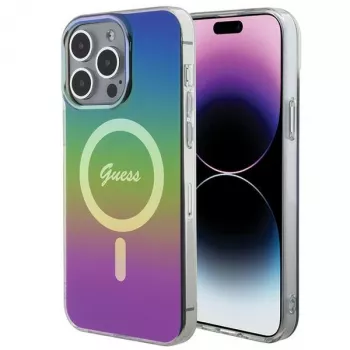 Guess IML Iridescent Θήκη MagSafe για iPhone 15 Pro Max (πολύχρωμο)