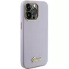 Guess GUHCP15LPGMCSL Glitter Glossy Script Σκληρή θήκη για iPhone 15 Pro 6,1 inch λιλά