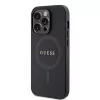 GUESS Saffiano PU Θήκη MagSafe για iPhone 15 Pro μαύρο