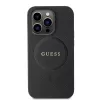 GUESS Saffiano PU Θήκη MagSafe για iPhone 15 Pro μαύρο