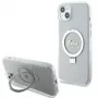 Guess GUHMP15MHRSGSD iPhone 15 Plus / 14 Plus 6,7 inch Διάφανη Θήκη με Ring Stand Script Glitter MagSafe