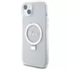 Guess GUHMP15MHRSGSD iPhone 15 Plus / 14 Plus 6,7 inch Διάφανη Θήκη με Ring Stand Script Glitter MagSafe
