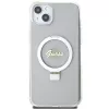 Guess GUHMP15MHRSGSD iPhone 15 Plus / 14 Plus 6,7 inch Διάφανη Θήκη με Ring Stand Script Glitter MagSafe