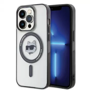 Karl Lagerfeld KLHMP15LHCHNOTK iPhone 15 Pro 6,1 inch Διάφανη Θήκη IML Choupette Head MagSafe
