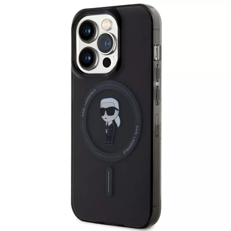 Karl Lagerfeld Ikonik Θήκη MagSafe για iPhone 14 Pro 6,1 inch Μαύρο