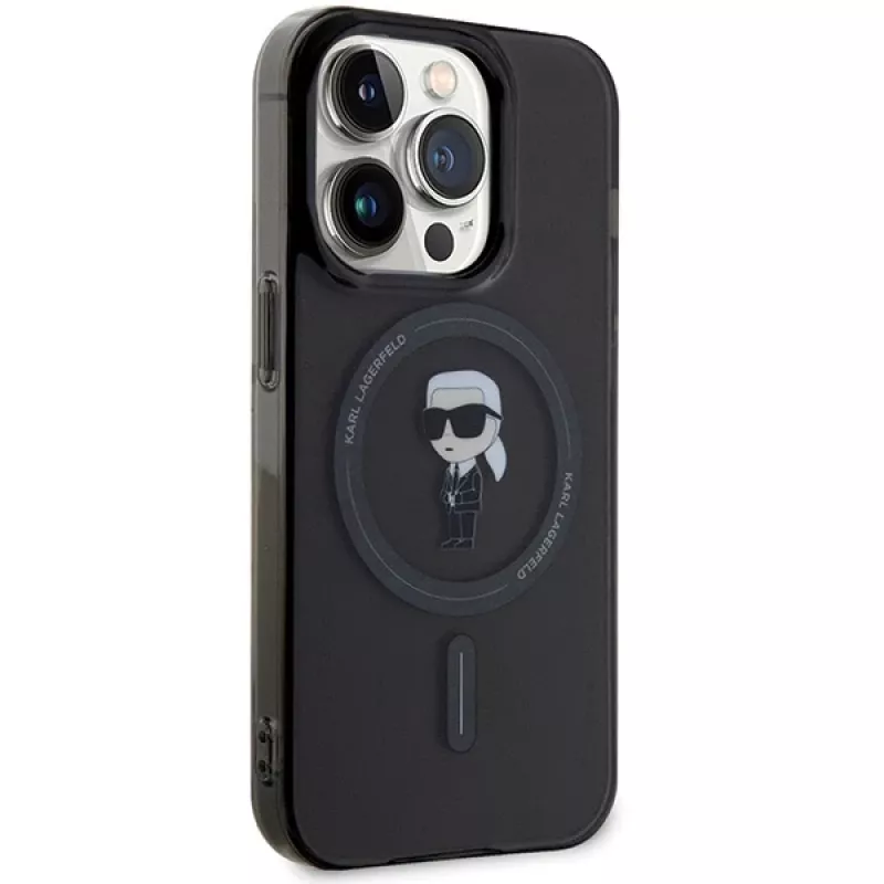 Karl Lagerfeld Ikonik Θήκη MagSafe για iPhone 14 Pro 6,1 inch Μαύρο